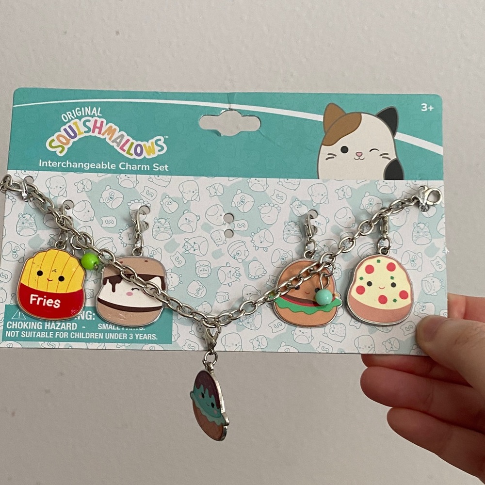 Squishmallows Charm Set - Red, Green, Brown